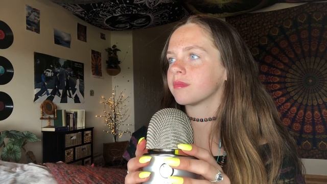 ASMR Scratching the Mic *LONG NAILS смотреть онлайн