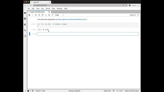 py06 - Tuples and Sets смотреть онлайн