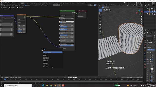 27. Wave Texture (Making Tree Bark) смотреть онлайн