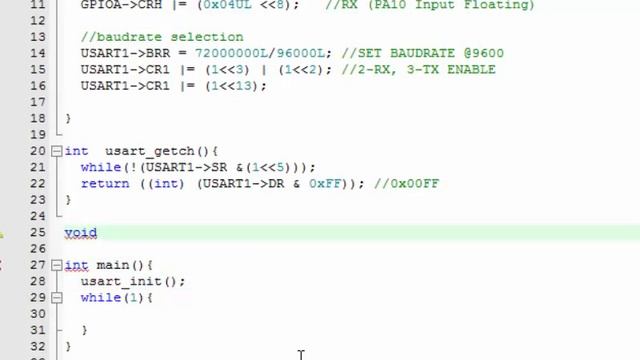 STM32 USART Receive Data Example Using Keil Uvision 5 | STM32 Programming Tutorial #04