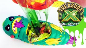 ВСКРЫТИЕ ПРИШЕЛЬЦА! Инопланетяне в сюрпризах Treasure X Aliens toys slime surprise unboxing