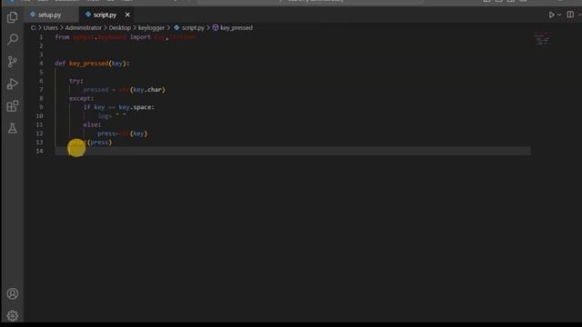 Building a keylogger using Python listening #keylogger #python #hacking смотреть онлайн