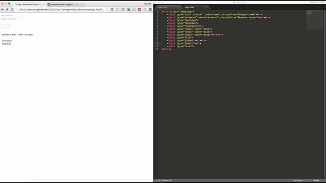 #1-5 Изучаем HTML form, input, textarea, button смотреть онлайн