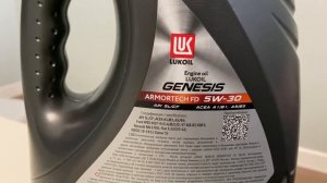 Распаковка — Моторное масло Лукойл Genesis Armortech FD 5W30