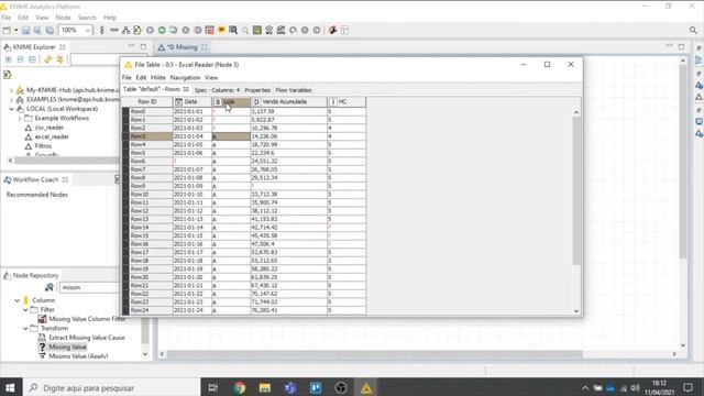 Como Utilizar o Node Missing Value no KNIME смотреть онлайн