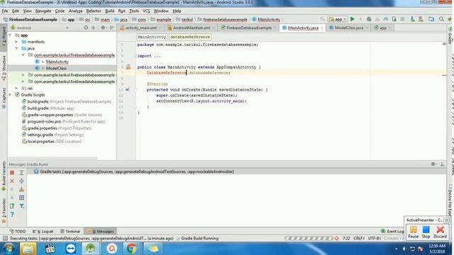 How to save data in firebase realtime database in android studio part 2 смотреть онлайн