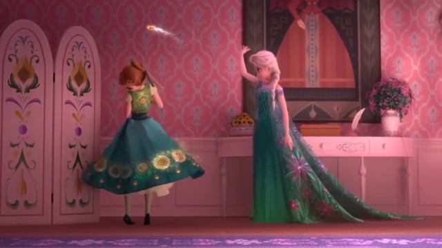 Elsa All Powers Scene | Frozen 1&2 |