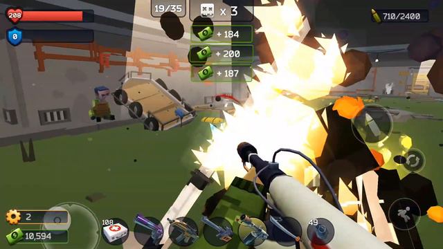 PIXEL COMBAT ZOMBIES STRIKE 3D GAMEPLAY LEVEL 43 смотреть онлайн