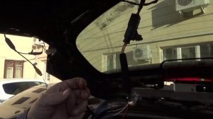 Установка нештатной камеры заднего вида KIA SPORTAGE