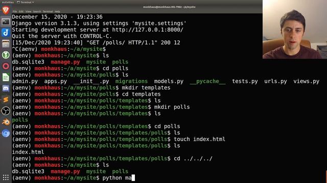 Beginner Python Django 3.1 Tutorial On Ubuntu смотреть онлайн
