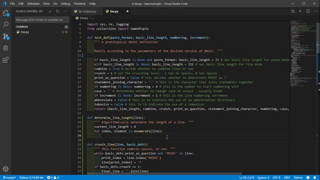 Python - Development Tools - BASIC Wrangler - Part 2 смотреть онлайн