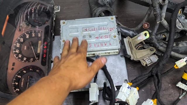1jz Ge Vvti JZX100 подключаем щиток приборов JZS171 Crown. Готовая электрика поставил и поехал.Тест