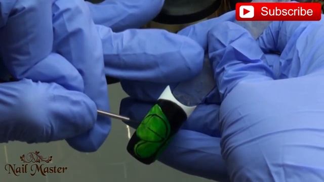 Perfect Green Butterfly nail art tutorial - Рисуем идеальную бабочку на ногтях смотреть онлайн