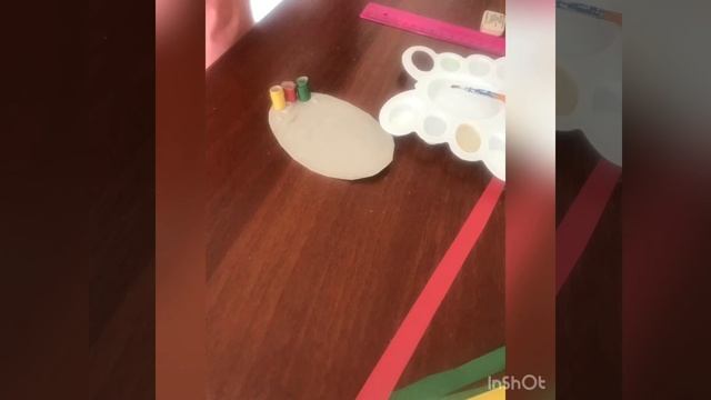 Аппликация с элементами квилинга