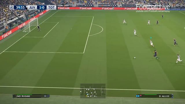 PES 2018 | Juventus vs Tottenham | UEFA Champions League (UCL) | Gameplay PC смотреть онлайн