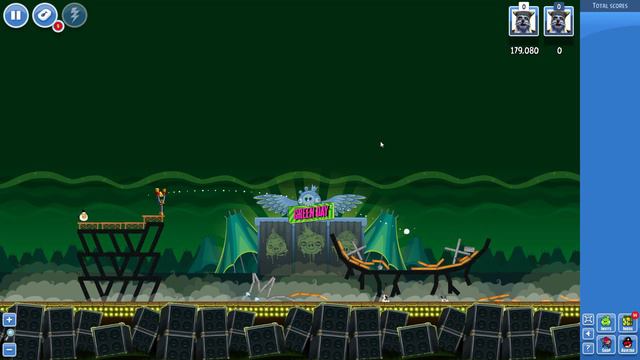 Angry Birds Friends Green Day All levels смотреть онлайн