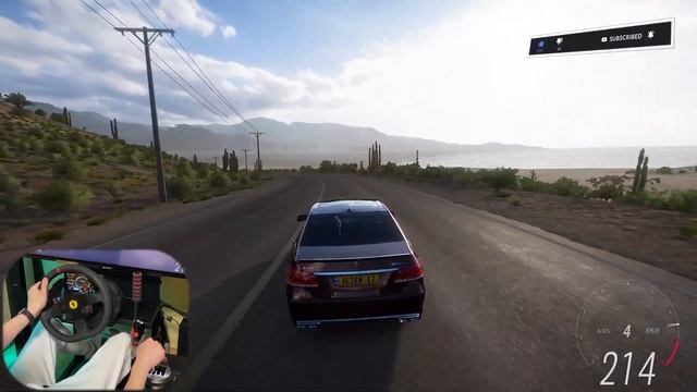 Forza Horizon 5 - Mercedes Benz E class 6.3 AMG. Drive with Thrustmaster T300 + TH8A смотреть онлайн
