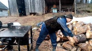 Самодельный винтовой дровокол