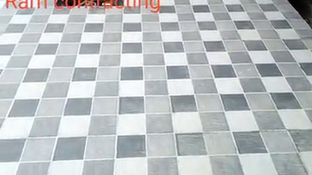 Parking floor Tiles digital design India fhiting work idea смотреть онлайн