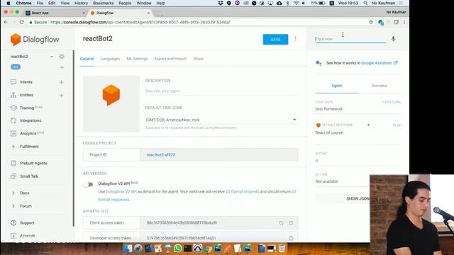 Chat Bots, React, and a Cucumber - Nir Kaufman @ ReactNYC смотреть онлайн