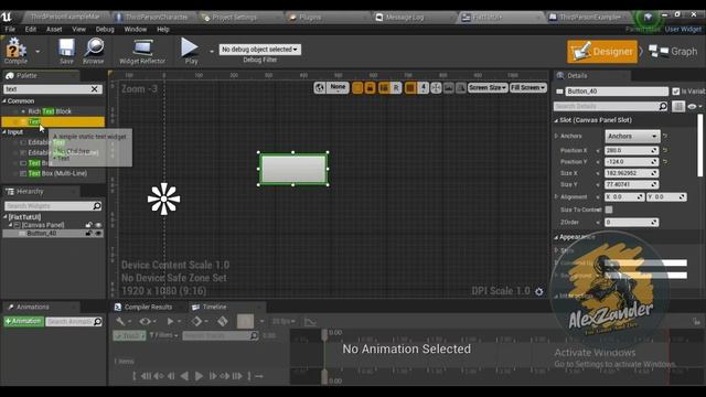 Add text to your buttons Unreal Engine 4 27 Unreal Engine 5 tutorial смотреть онлайн