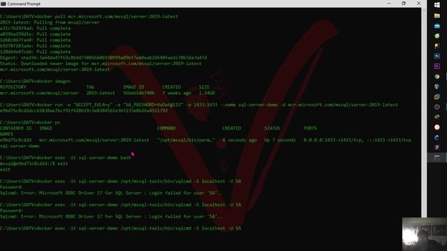 Cài đặt MSSQL Server trên Docker Container phiên bản OS Linux, MacOs, Windows смотреть онлайн