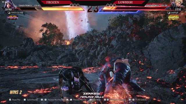 Tekken 8 ▰ LOWHIGH (Steve Fox) Vs FROZEN (Zafina) ▰ Ranked Matches смотреть онлайн