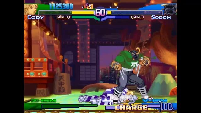 Street Fighter Zero 3 - Cody Arcade Mode Expert difficulty смотреть онлайн