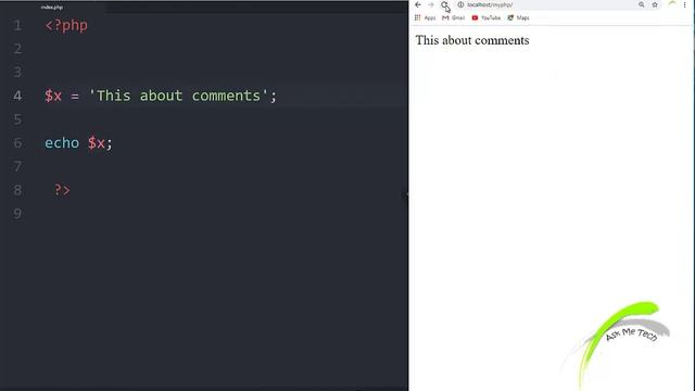 Comments and Constant Variables in PHP - 7 |PHP Tutorials in Urdu Hindi | Ask Me Tech смотреть онлайн