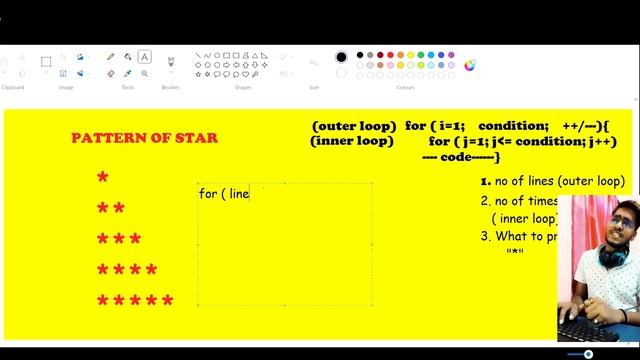 Star Pattern Question in C Language, C++, and Java | logic video смотреть онлайн