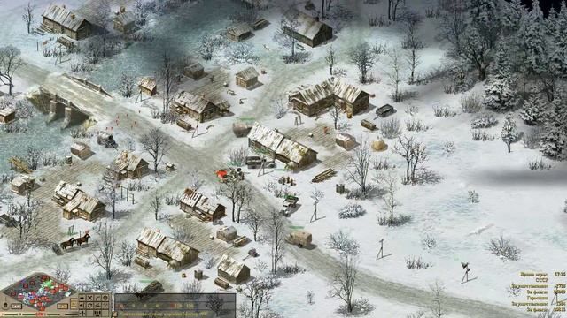 Blitzkrieg (mod GZM). Map "Rzhev". Игра по дискорду 2 против 1. смотреть онлайн