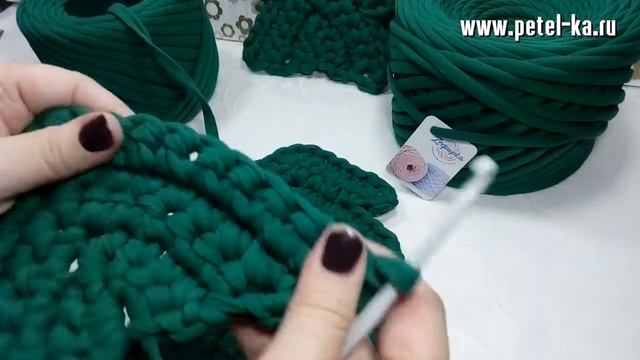 Вяжем елочку из трикотажной пряжи смотреть онлайн
