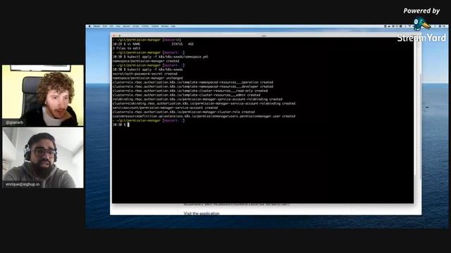 Chat with Enrique about Kubernetes Permission Manager смотреть онлайн