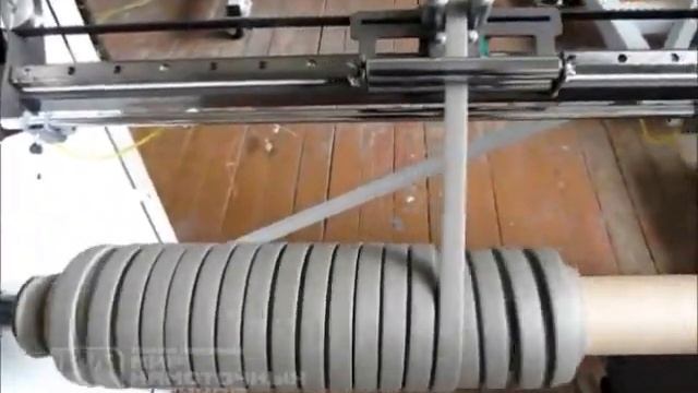 Намотка полосок из изолона прямоугольного сечения