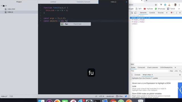 Reflect.construct()-JavaScript Functions-ES6/ECMA2015/JavaScript 2019/JS смотреть онлайн