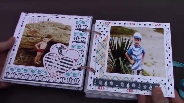 Тематический альбом в стиле Instagram, о поездке на море моего сыночка/Скрапбукинг смотреть онлайн