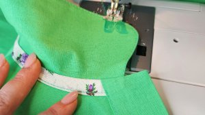 Надёжный способ быстро и чисто вшить воротник в горловину