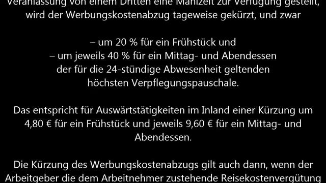 Verpflegungsmehraufwendungen, cpm Steuerberater Müller, Hamburg смотреть онлайн