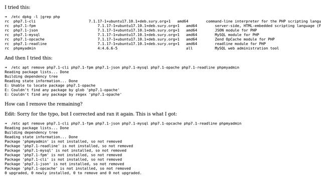 Ubuntu: How can I remove my php7.1 from my Ubuntu 18 server? (2 Solutions!!) смотреть онлайн