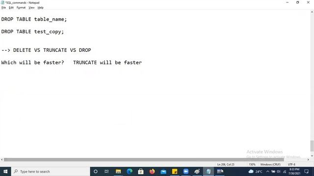 Oracle SQL PLSQL | session 3 | Sql commands смотреть онлайн