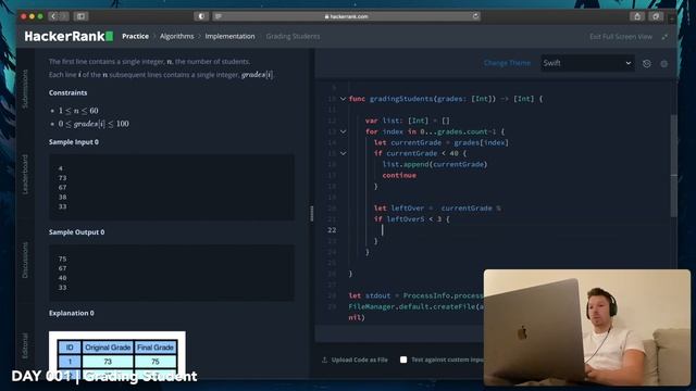 DAY 001 | Grading Student | Swift смотреть онлайн