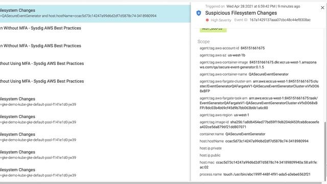 AWS Fargate runtime security - Implementing File Integrity Monitoring with Sysdig смотреть онлайн