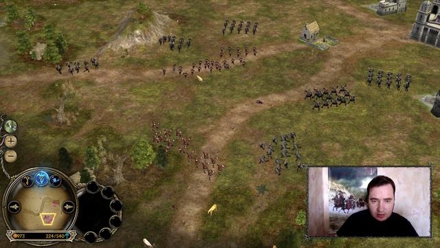 Третий матч Еж vs Teh_Furamir Гномы vs Гондор BFME 2 ROTWK смотреть онлайн