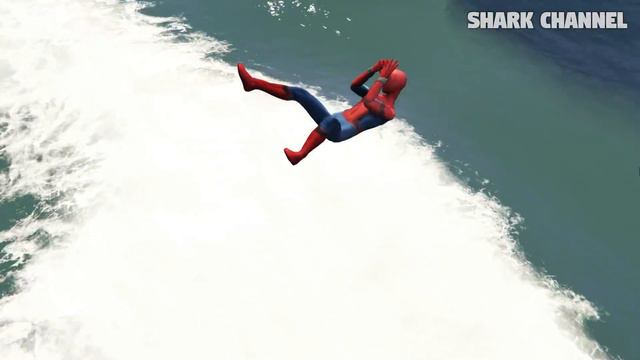 1 Hour OF GTA 5 Water Ragdolls - SPIDERMAN Jumps/Fails - (Funny Moments Compilation) PART 10 смотреть онлайн