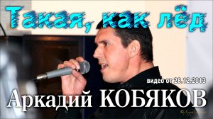 Аркадий Кобяков - Такая, как лёд/ Санкт-Петербург, 25.12.2013