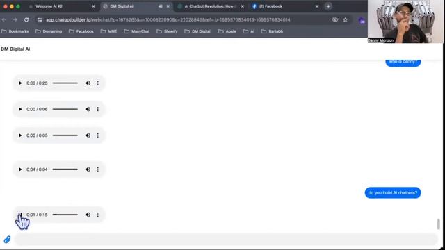 NEW: OpenAI TTS GPT Chatbot Build on Facebook Messenger | ChatbotBuilder.ai смотреть онлайн