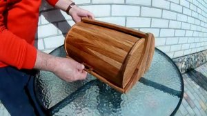 ЧПУ в помощь   экологичная хлебница из дуба