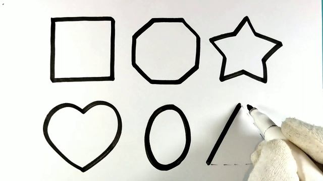 Learn Shapes For Kids, Coloring 2D Shapes For Kids, Toddlers смотреть онлайн
