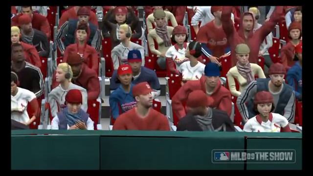 Jim Edmonds attending a Cardinal game in MLB 09 The Show смотреть онлайн