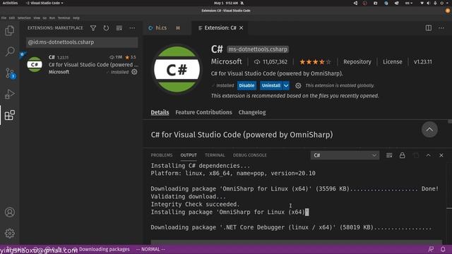 Make fun with Unity: How to use vscode along with unity under Linux смотреть онлайн